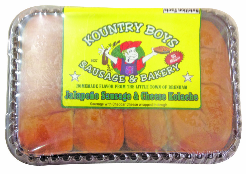 Jalapeno Cheese Kolache Kountry Boys Sausage